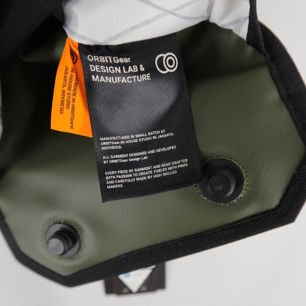Orbitgear MODF12 Mag WH Pouch White Grid X Pac Waterproof Techwear Modular - Picture 10 of 11